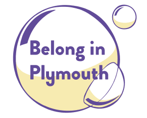 belong in plymouth logo