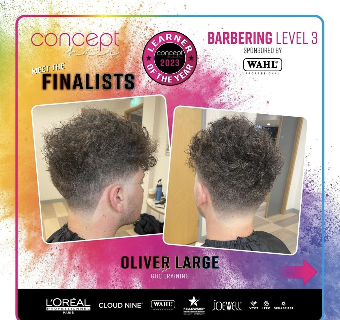 GHQ Training Barbering Learner National Competition Finalist