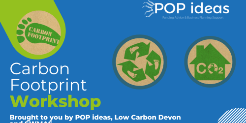 POP ideas - Carbon Footprint workshop - Eventbrite header image
